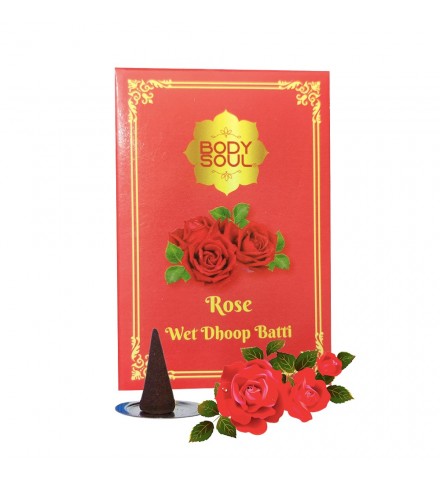 Bodysoul Rose Wet Dhoop Batti